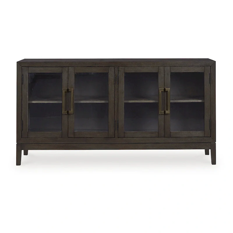 Signature Design by Ashley Burkhaus Dark Brown 10-Piece Dining Package