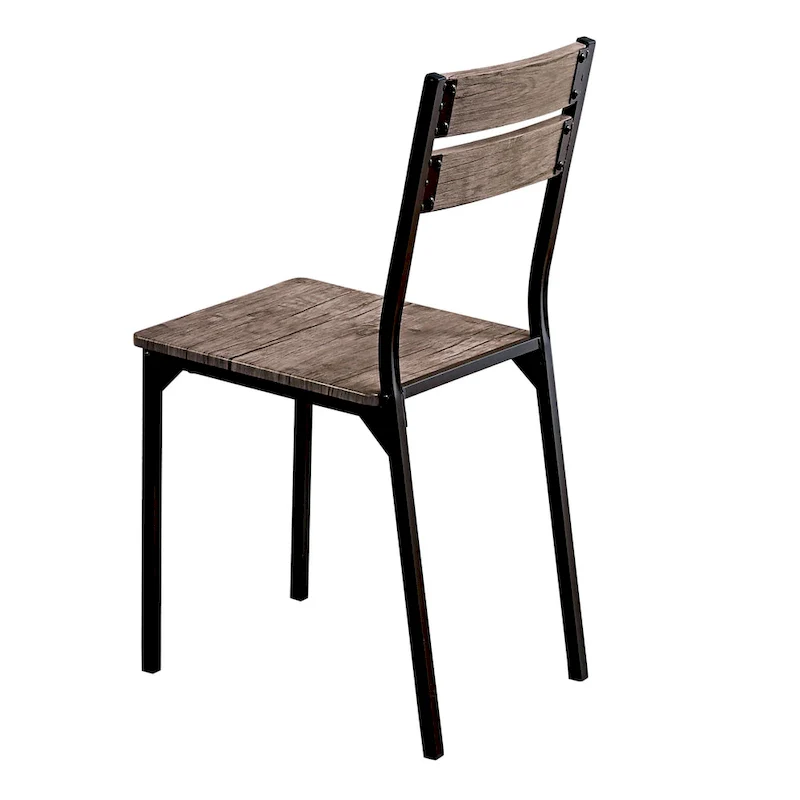 Industrial Antique Rustic Side Chairs (Set of 2)