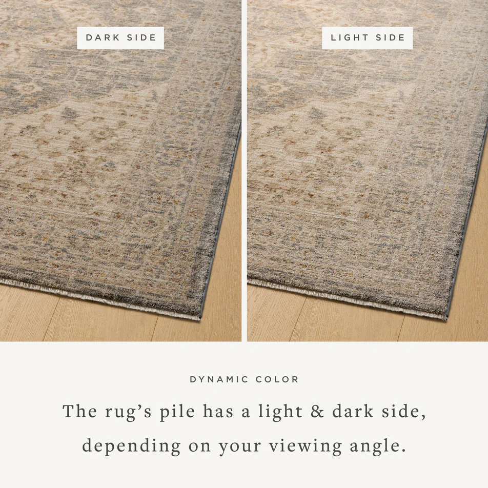 Junie Denim/Natural Rug
