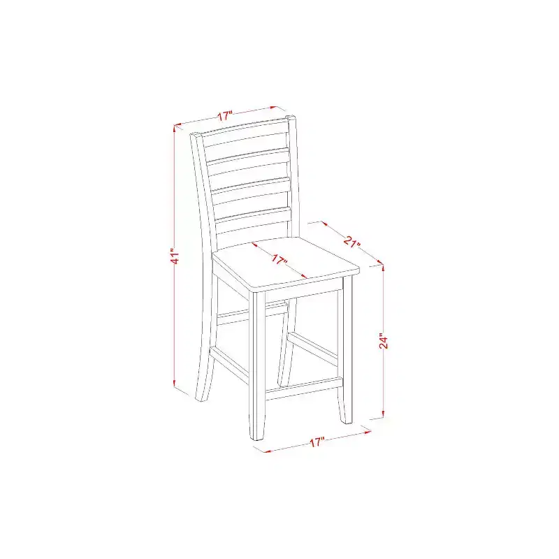 Art Deco Dining Set - Round Table & Chairs - Modern Kitchen Height Set