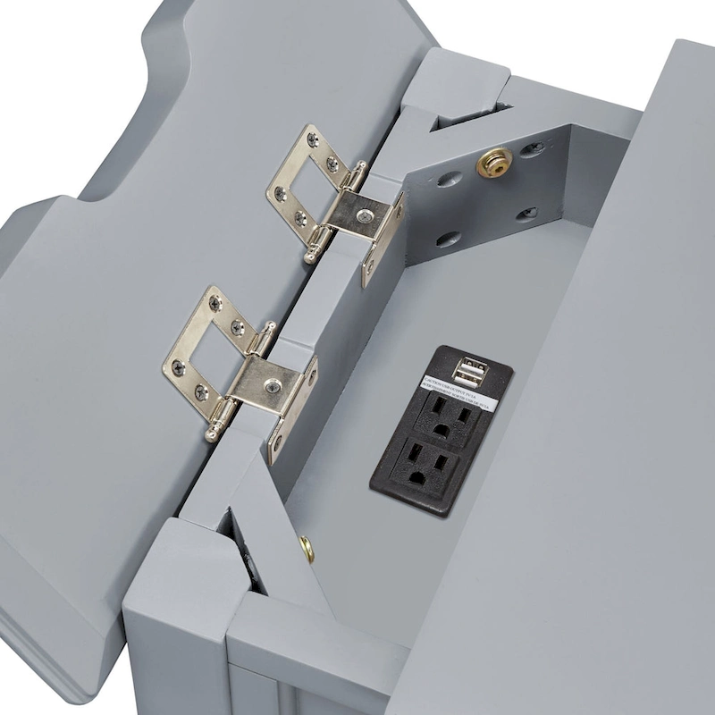 Zayden 1-drawer Side Table with Charging Station by iNSPIRE Q Bold