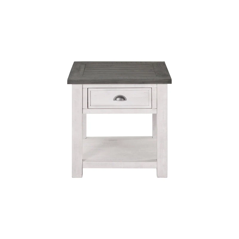 Solid Wood End Table