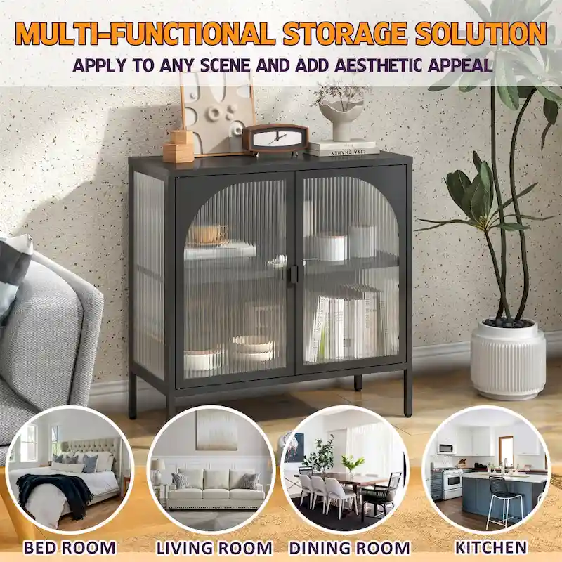 Metal Sideboard Cabinet