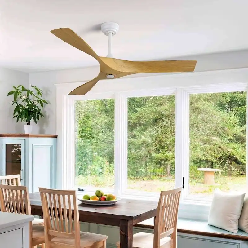 52  Wood Ceiling Fan with Remote Control