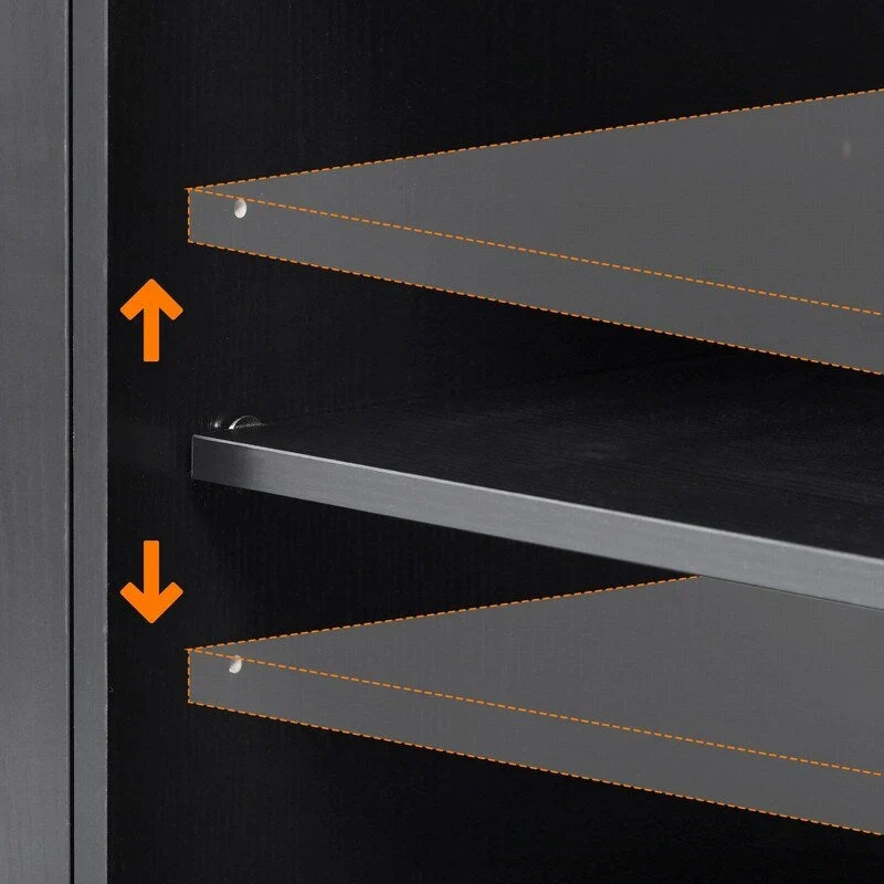 Farmhouse 46.5 Kitchen Island with Power Outlet, Rolling Kitchen Cart on Wheels with Drop Leaf