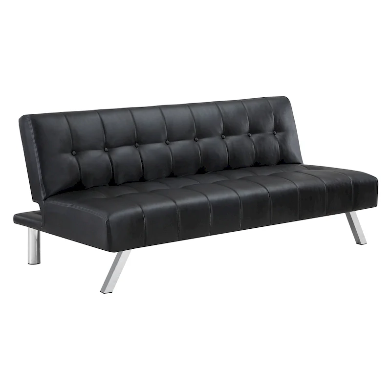 Futon with Stainless Steel Legs