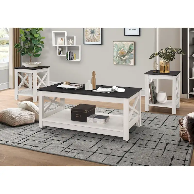 Wayne 3 pieces Coffee Table Set