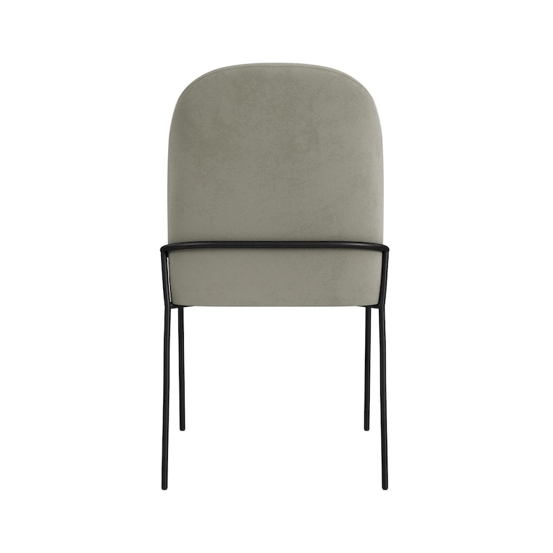 HomePop Modern Velvet Upholstered Dining Chair- single pack