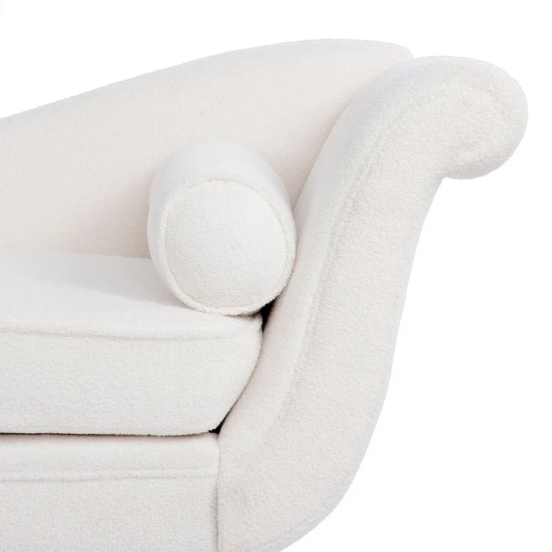 70.86W Chaise Lounge with Scroll Arm
