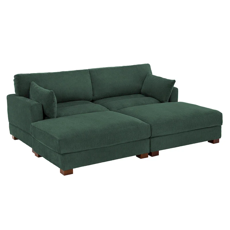 88 Convertible Larger Couch Modular Sectional Sofa Set