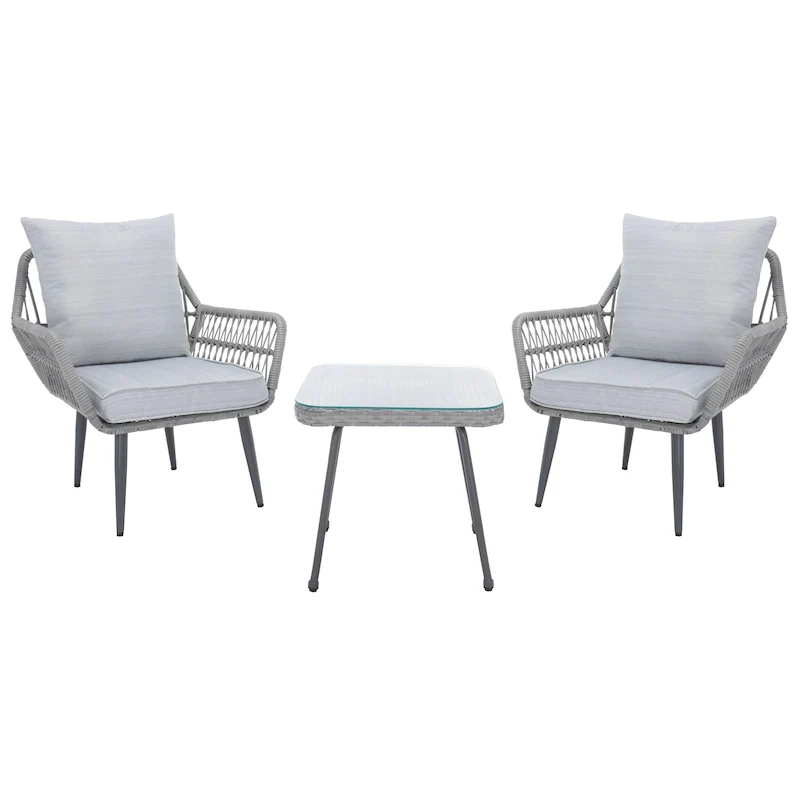 SAFAVIEH Mariyah 3-Piece Lounge Set - 27 Wx30 Dx28 H