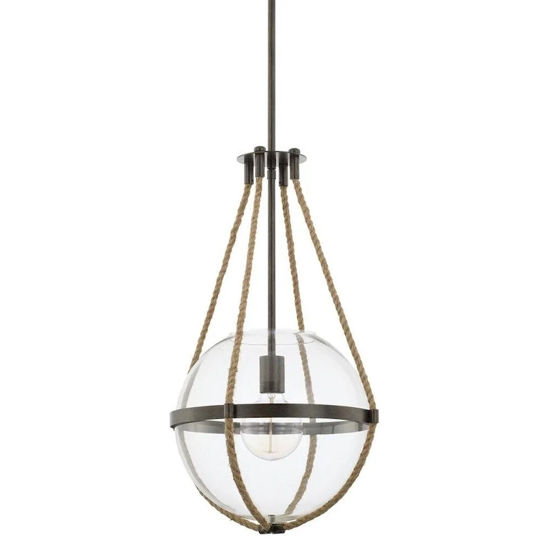 Beaufort 1-light Nordic Grey Pendant - Nordic Grey
