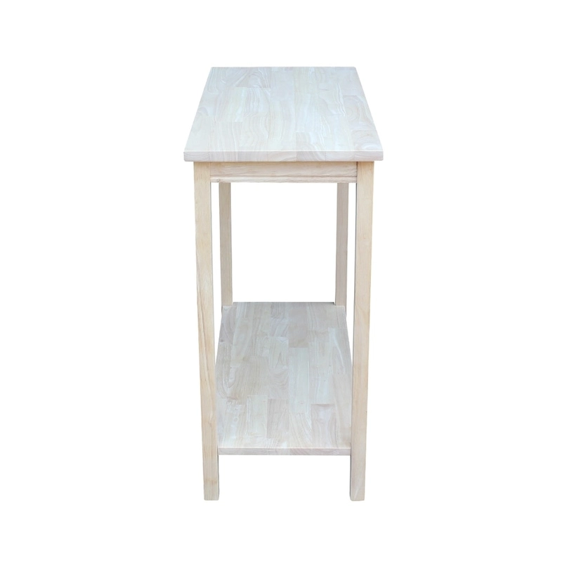 The Gray Barn Moonshine Unfinished Accent Table