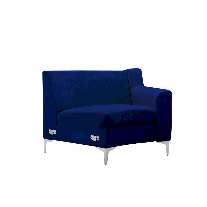 136  Velvet Semicircle couch Modular Curve Sectional Sofa