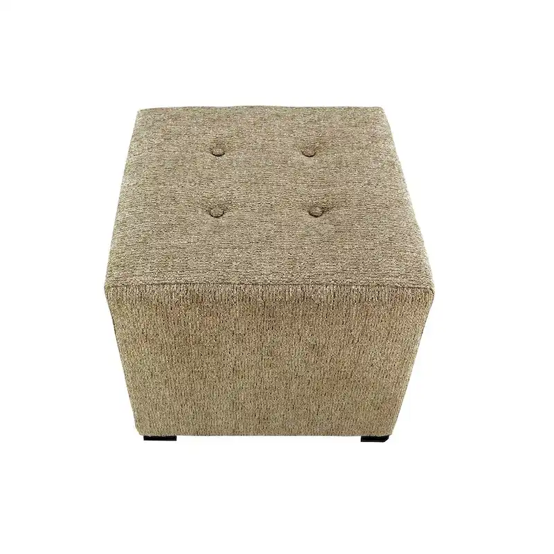 MJL Furniture Text2 Olivia 4-button Tufted Square Ottoman