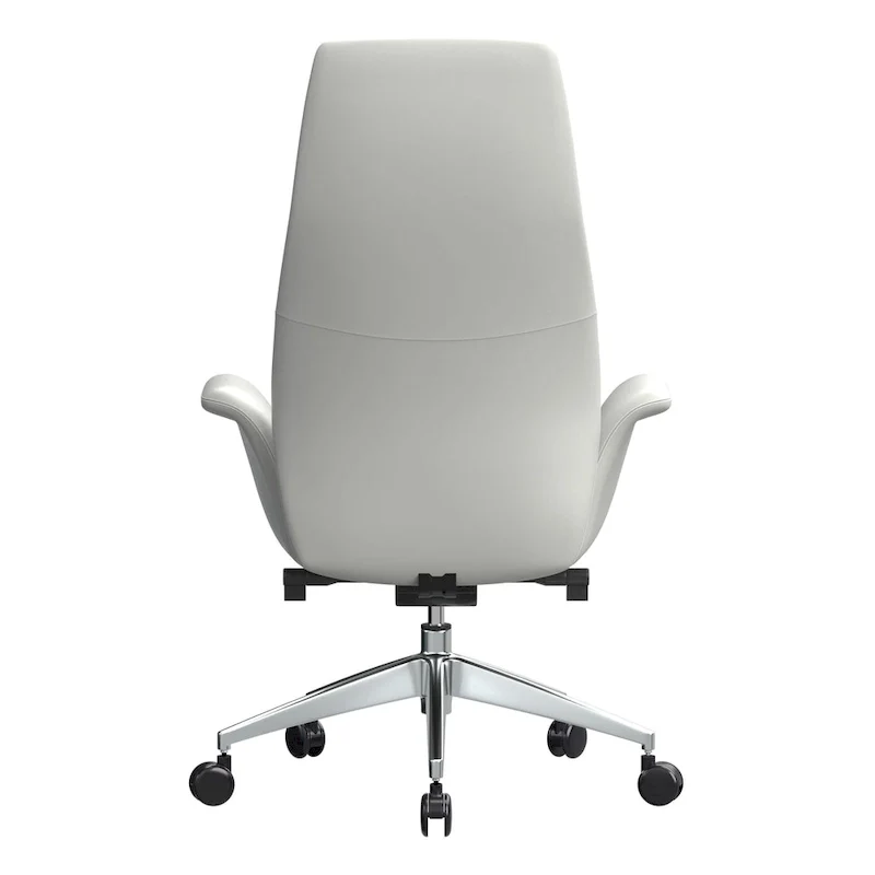 Summit High-Back Leather Office Chair with Swivel and Tilt