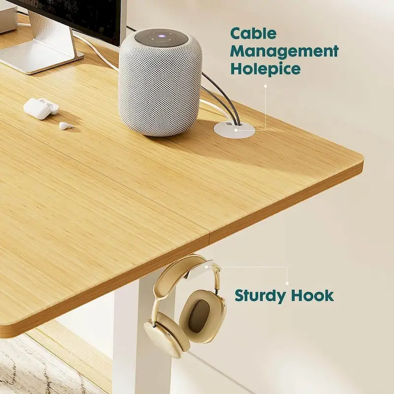 Height Adjustable Electric Standing Ergonomic Computer Desk