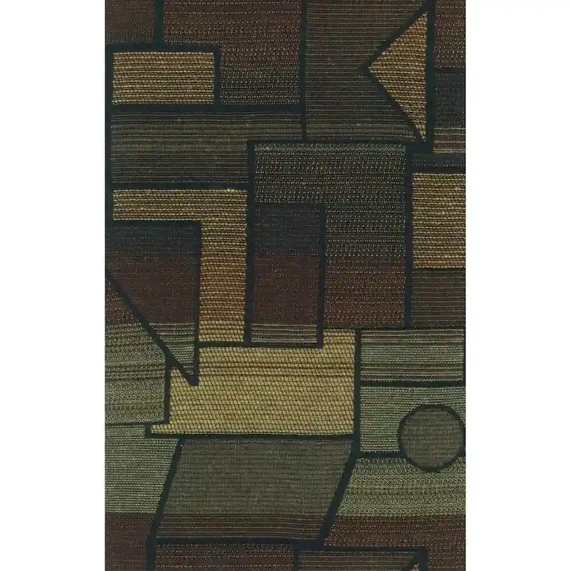 Bali Rattan Double Papasan Chair with Tapestry Cushion