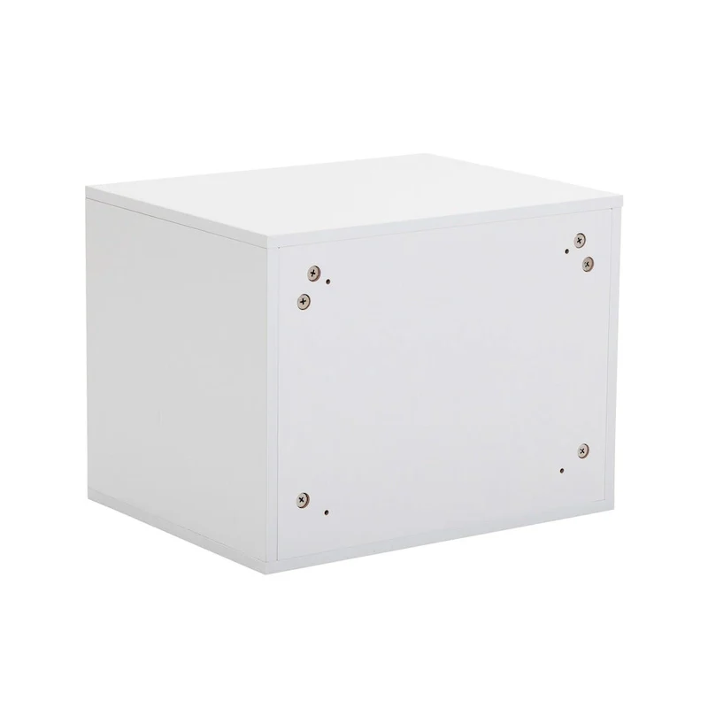 Set of 2 Wall-mounted Wooden Nightstand