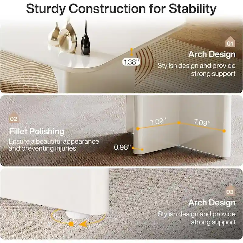 63 Executive Desk, Large Computer Desk Modern Home Office Desk