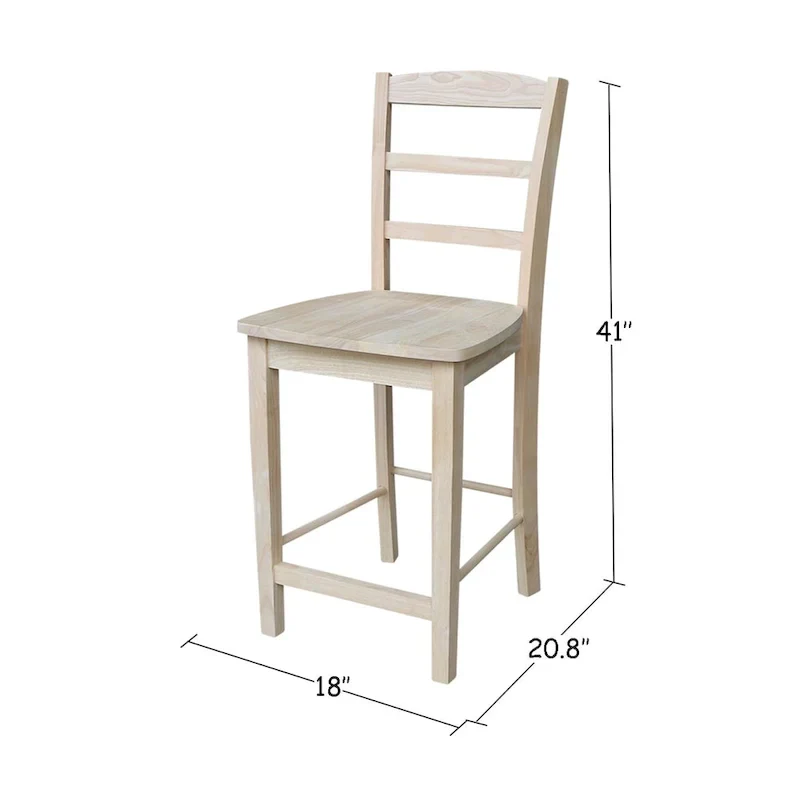 Solid Wood Bar Stool