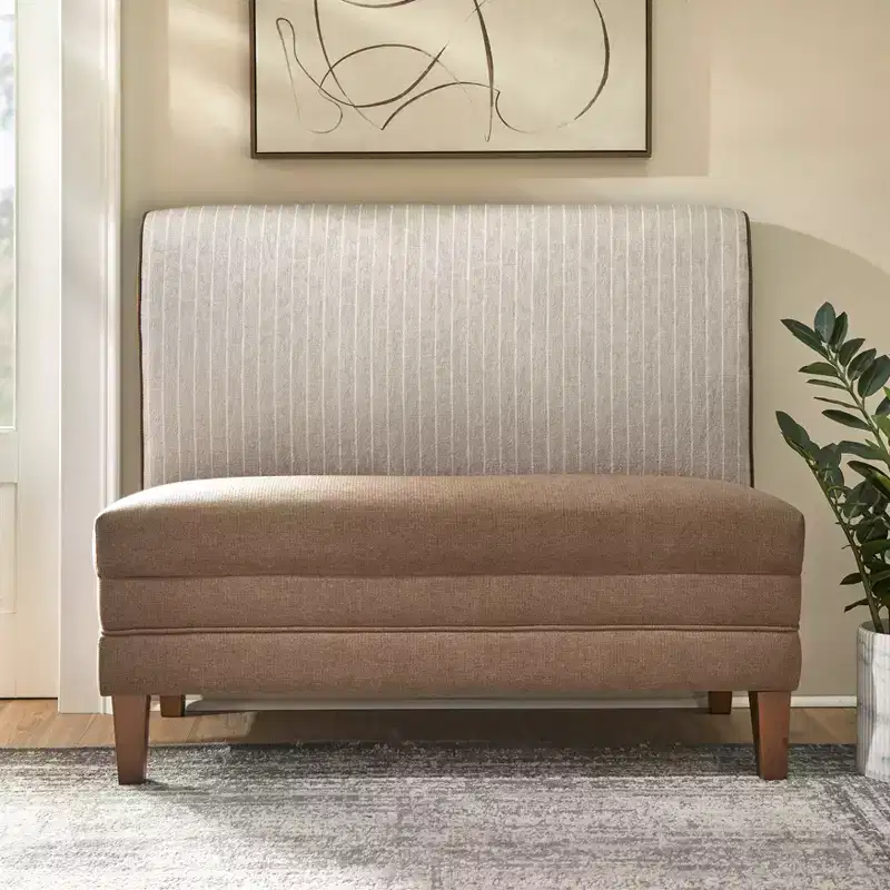 Lifestorey Phillips Upholstered Breakfast Nook Bench