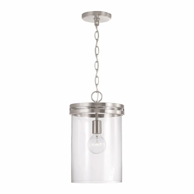 Fuller 1-light Pendant w/ Clear Glass