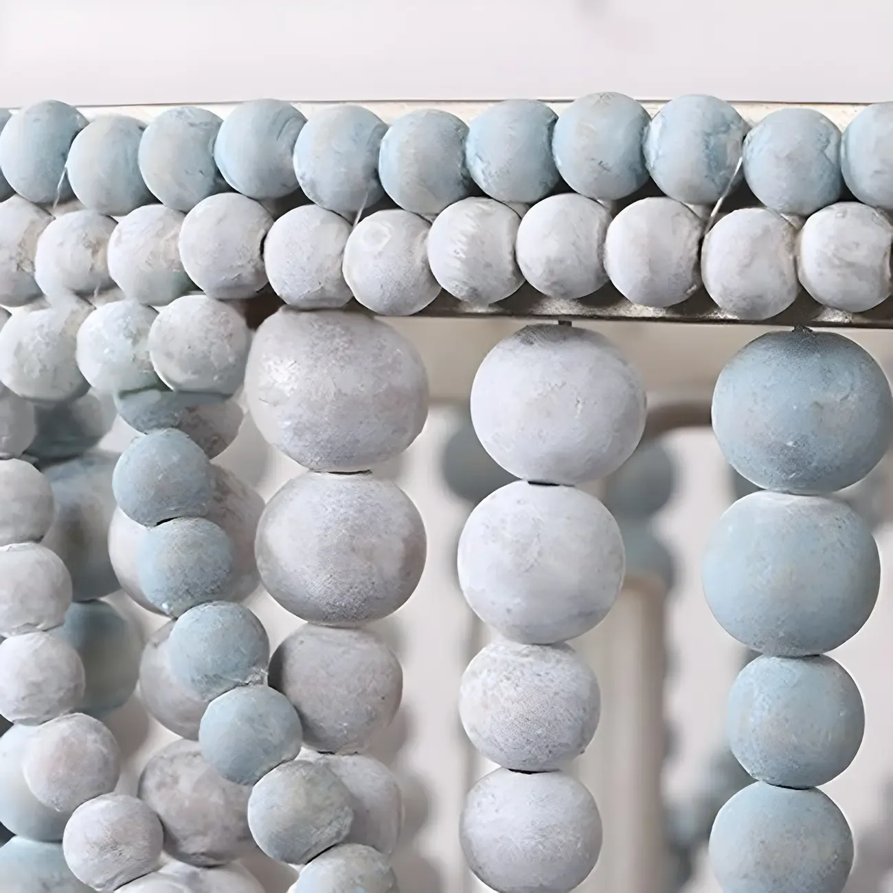 Bohemian Blue 4-Light Adjustable Hanging Chandelier