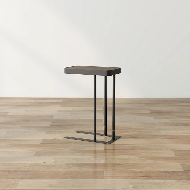 Schofield Industrial 20-inch Metal C-Shape Slide-open Top Side Table by Furniture of America