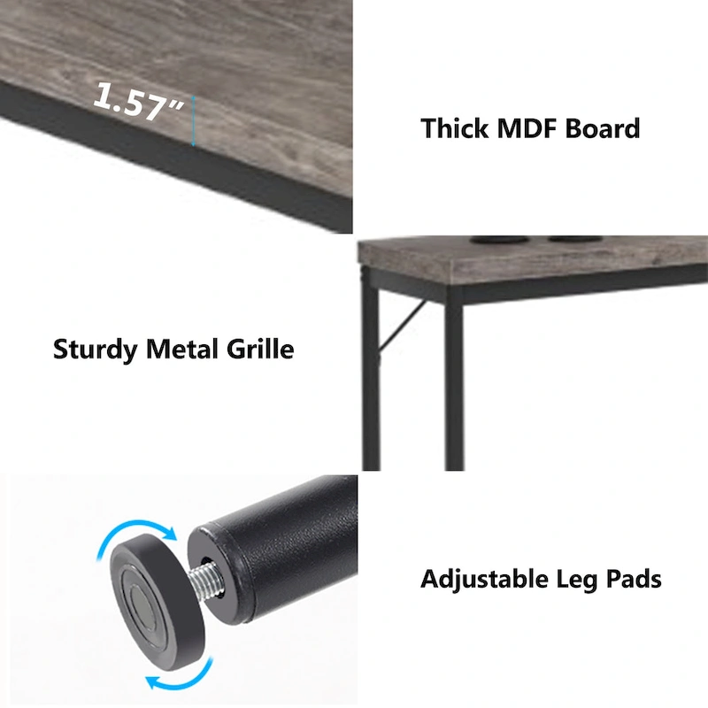 71-Inch Long Narrow Console Table, 37.4 Inches Height Bar Table