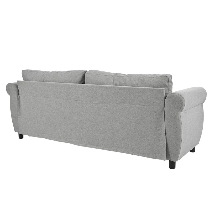 80.7 Pull-Out Sleeper Sofa Bed with Foam Mattress