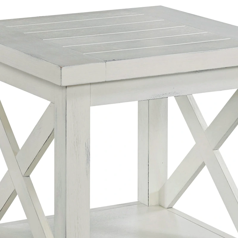 Seaside Lodge Off-White End Table