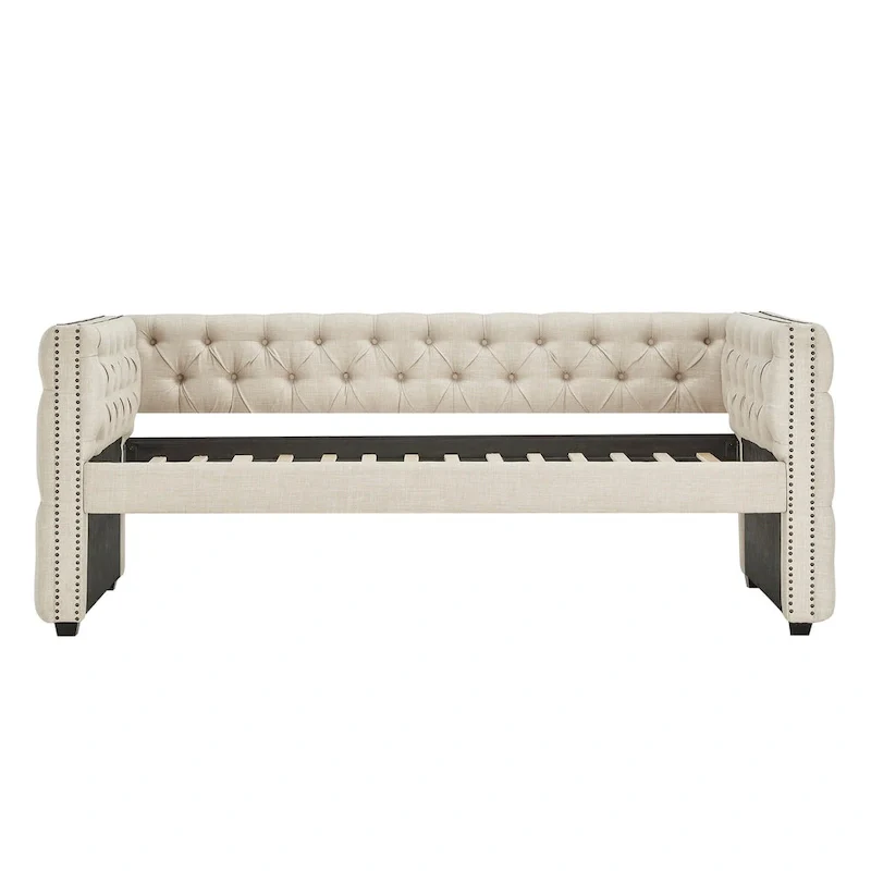 Knightsbridge Twin Tufted Nailhead Daybed by iNSPIRE Q Artisan