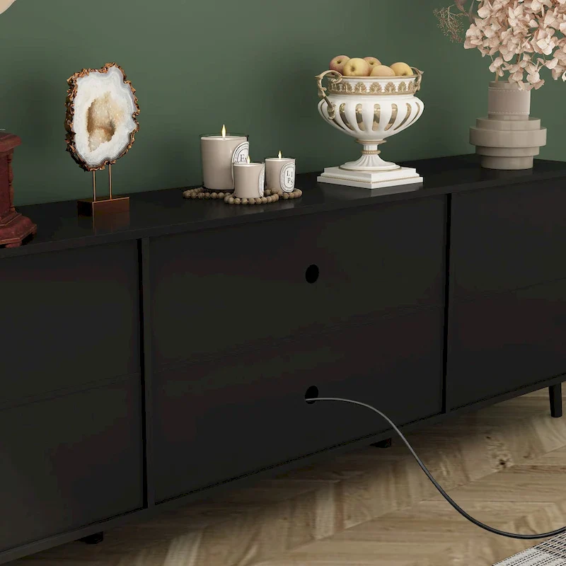 Fireplace TV Stand Electric Fireplace TV Console w/Remote Control