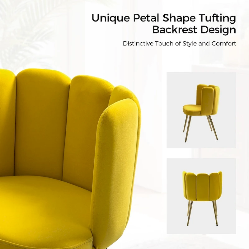 Anjela Side Chair with Tufted Back