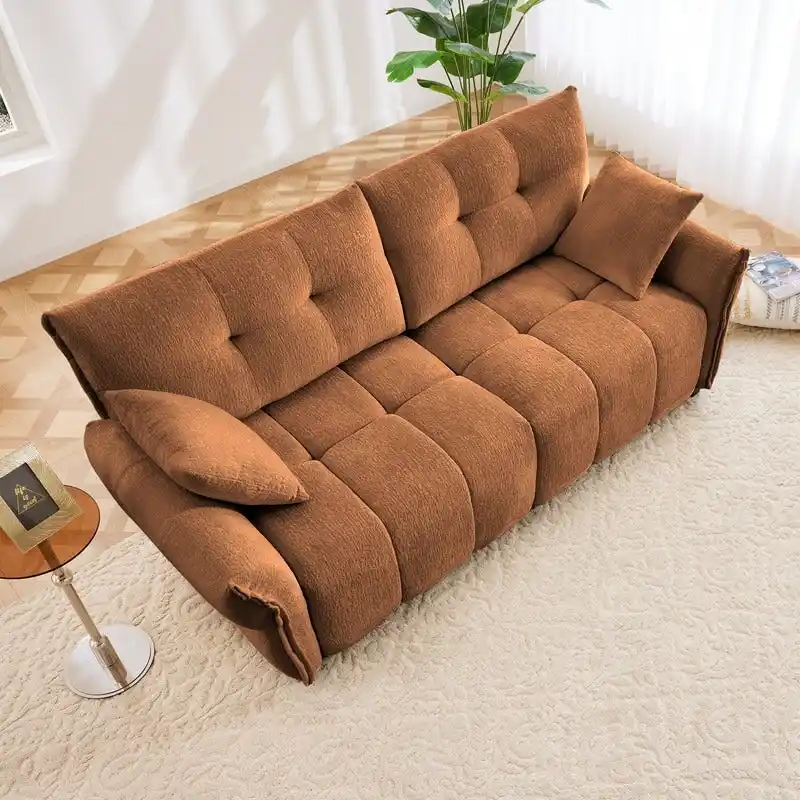 78.7 Chenille Two Seater Upholstered Sofa