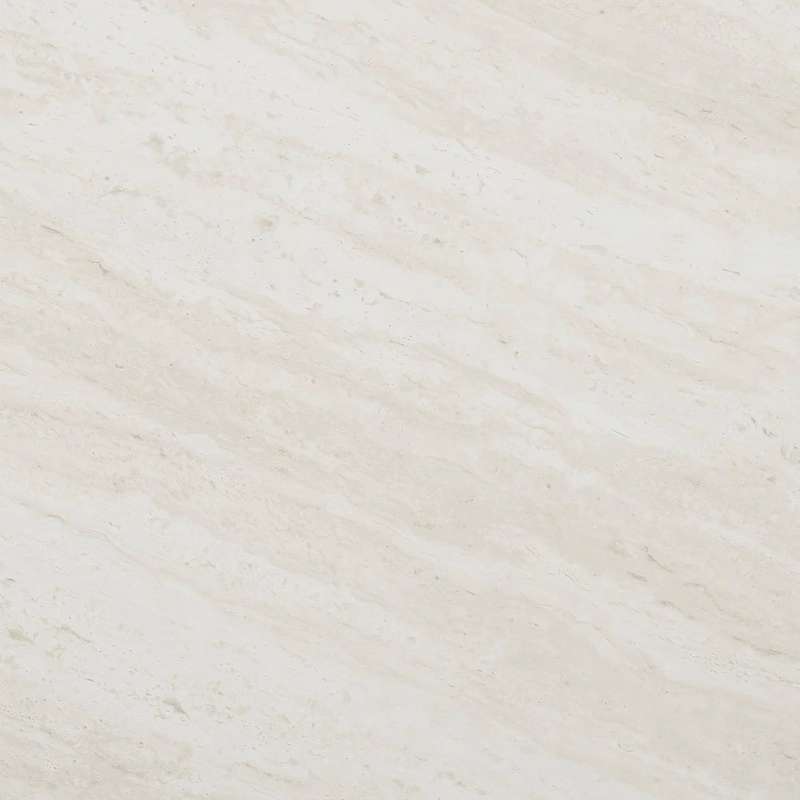 SEI Furniture Henderson Modern Faux Marble Round Side Table with Gold Geometric Base