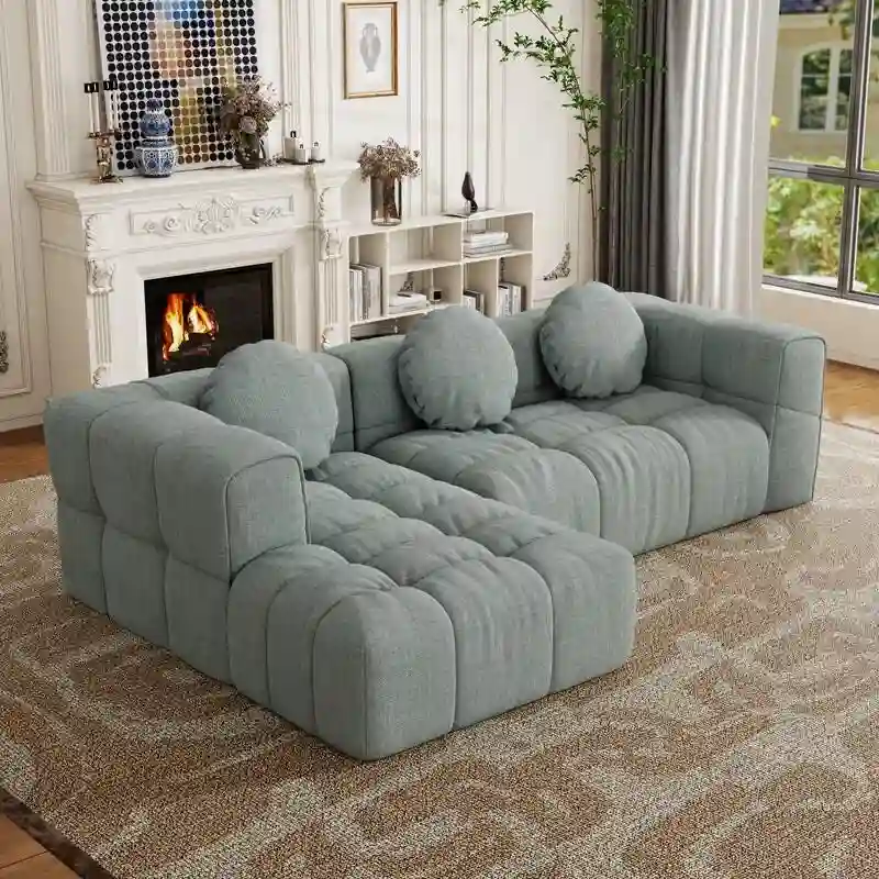 103  L-Shaped Modular Sofa, Free Combination (Left and Right Facing)