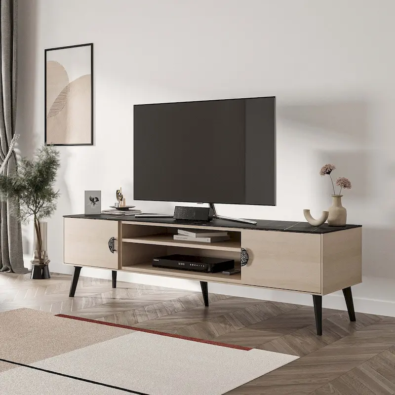 Haley 70.9 Mid-Century Modern TV Stand