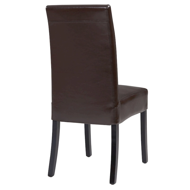 Valencia Leather Dining Side Chair, (Set of 2)