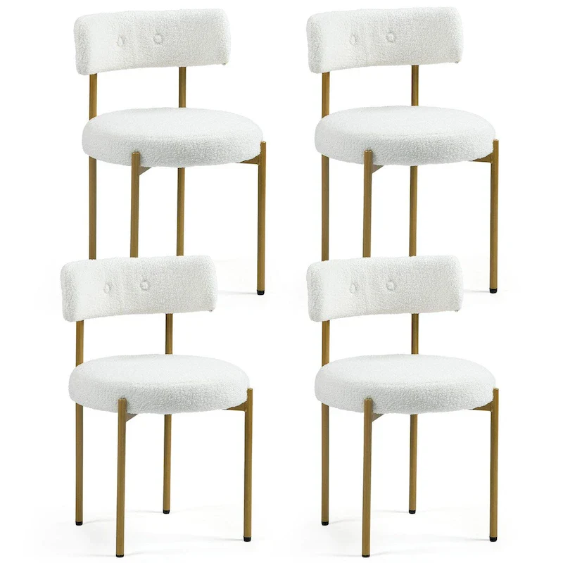 AVAWING Dining Chairs Mid-Century Modern Kitchen Chairs Set of 4