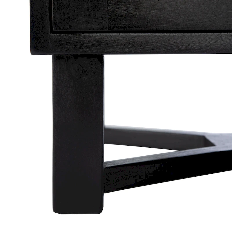 SAFAVIEH Dayana 2-Drawer Rattan Accent Table Nightstand