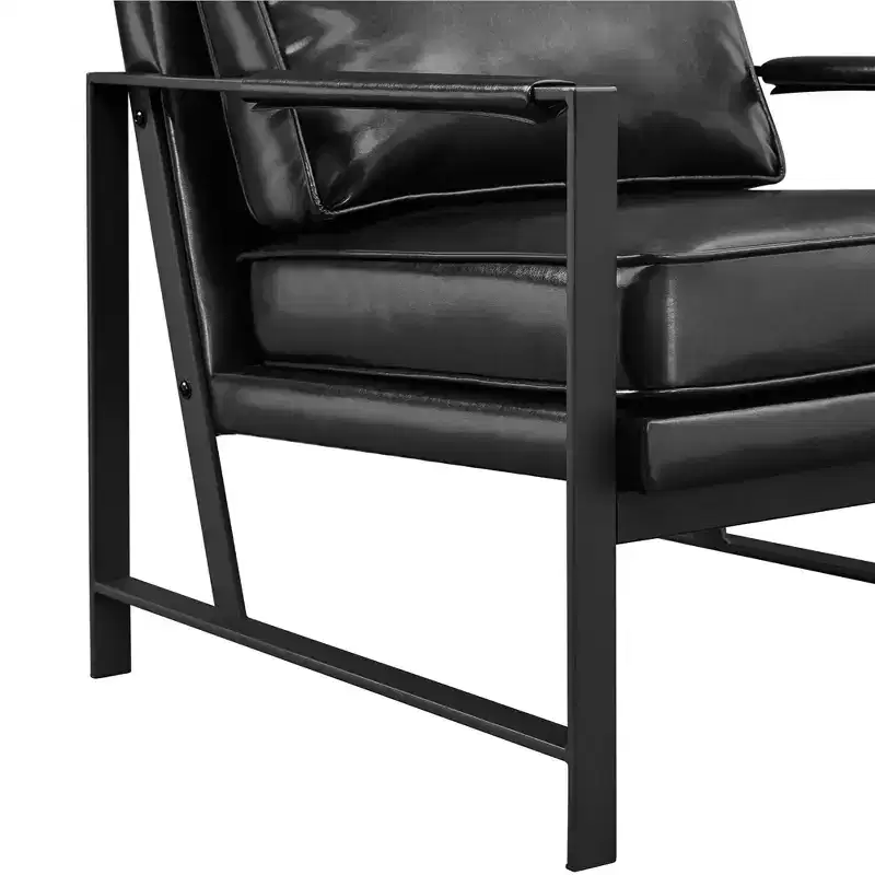 Yaheetech Retro Upholstered Accent Chair Arm Chair