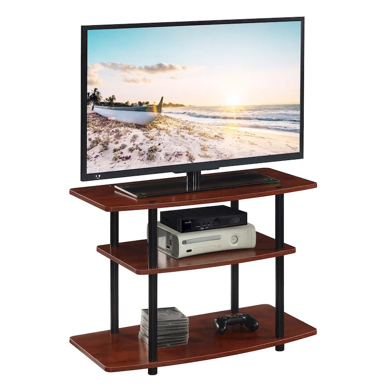 Convenience Concepts Designs2Go No Tools 3 Tier TV Stand