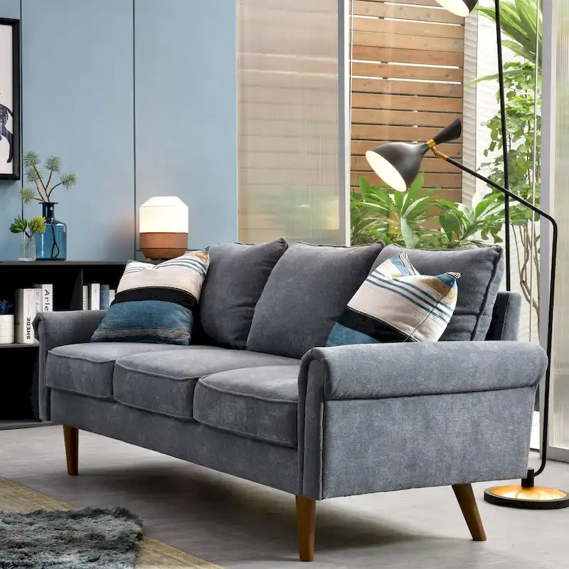 OVIOS Upholstered Mid-century Sofa