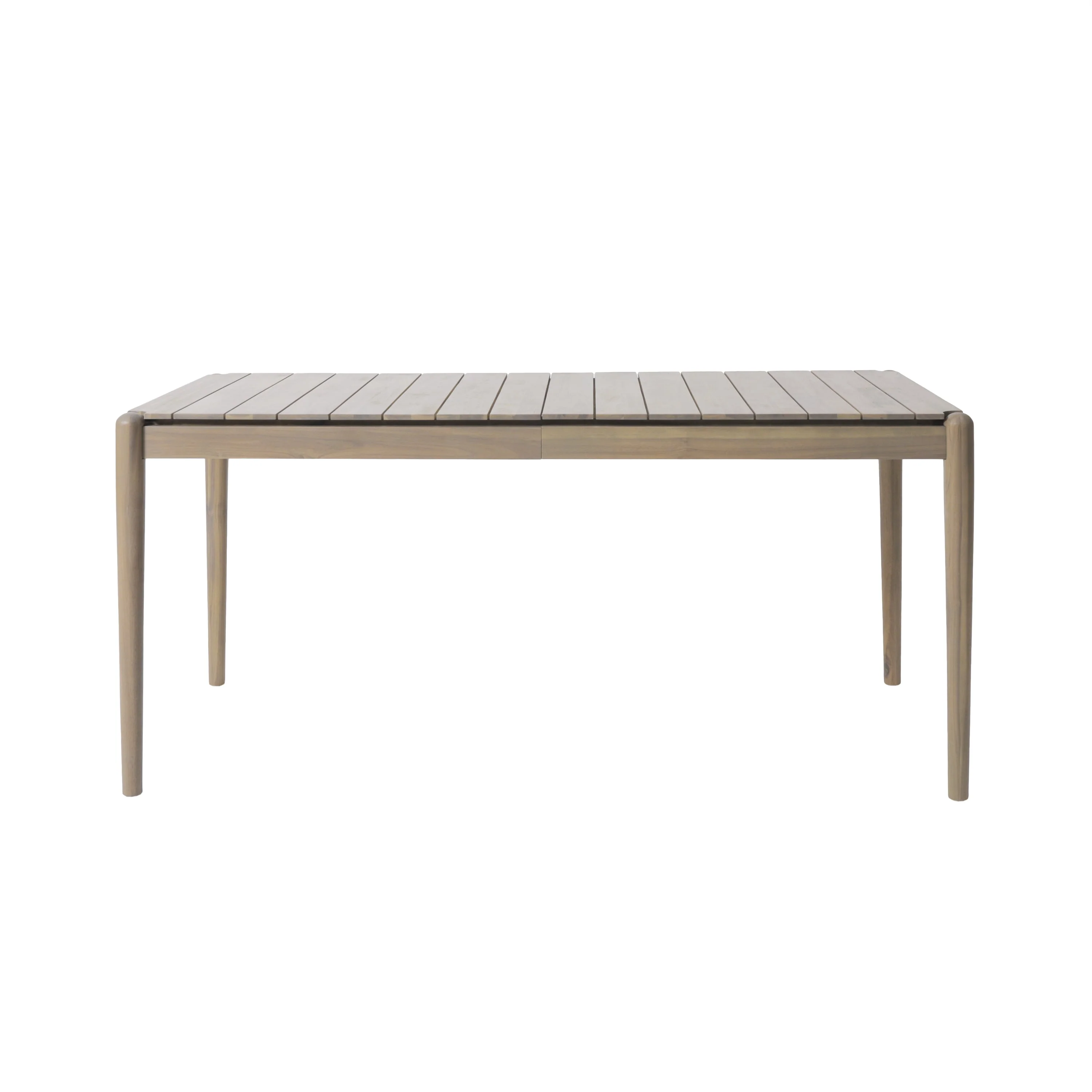 Acacia Wood 6 Seater Dining Table, Light Ash