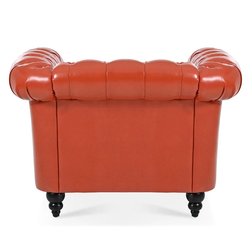 Christopher Knight Home- Winston PU Leather Chesterfield Club Chair