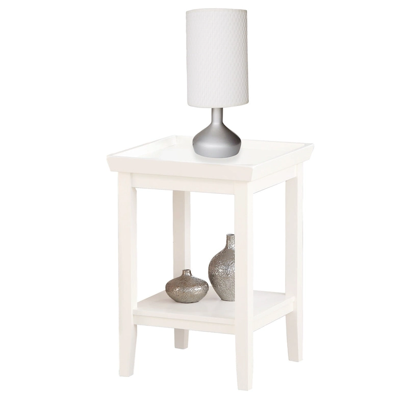 Convenience Concepts Ledgewood End Table with Shelf