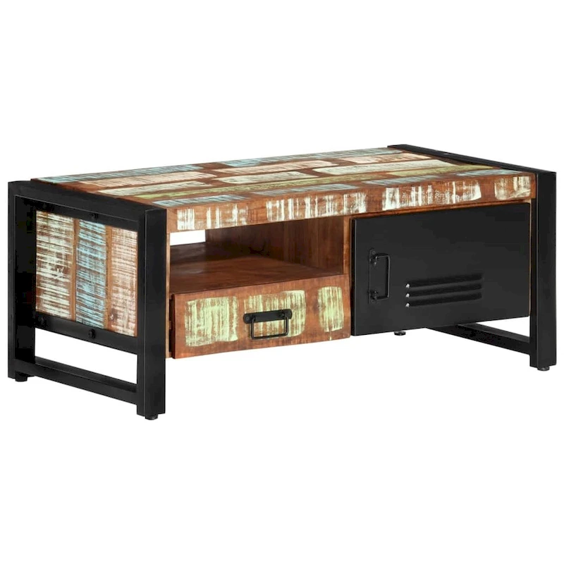 vidaXL Coffee Table Living Room End Table Accent Side Sofa Table Solid Wood