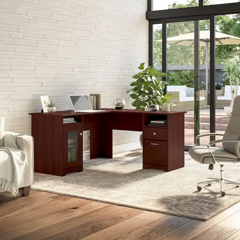 Cabot 60W L Shaped Computer Desk with Storage